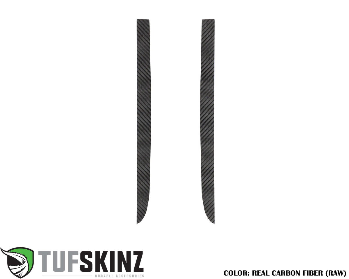 TUFSKINZ C-Pillar (D-Cab) Accent Trim (2019-2023 Silverado) - SVD012-RCF-X