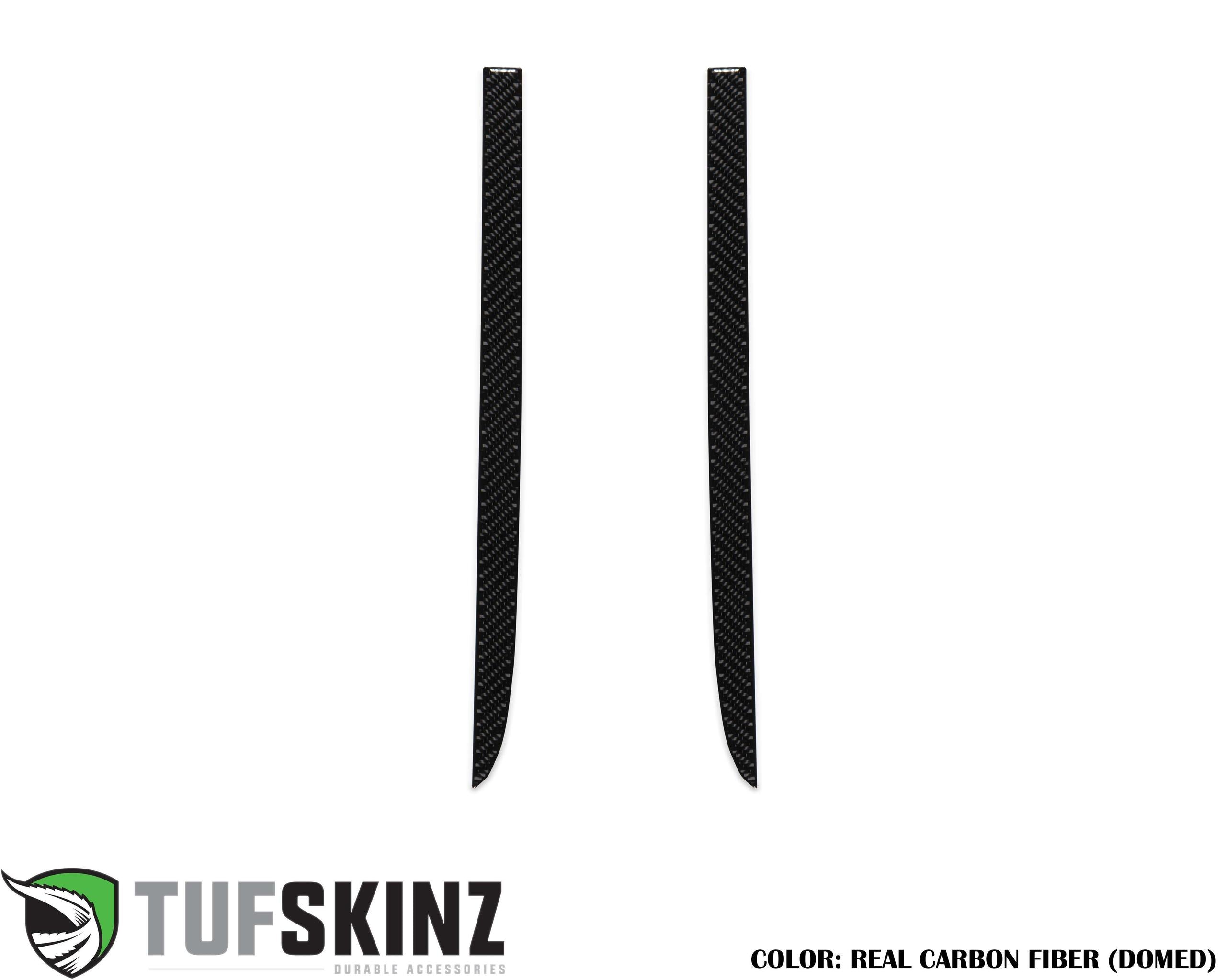 TUFSKINZ C-Pillar Trim (Crew Cab High Country + LTZ) Accent Trim (2019-2023 Silverado) - SVD013-DCF-G