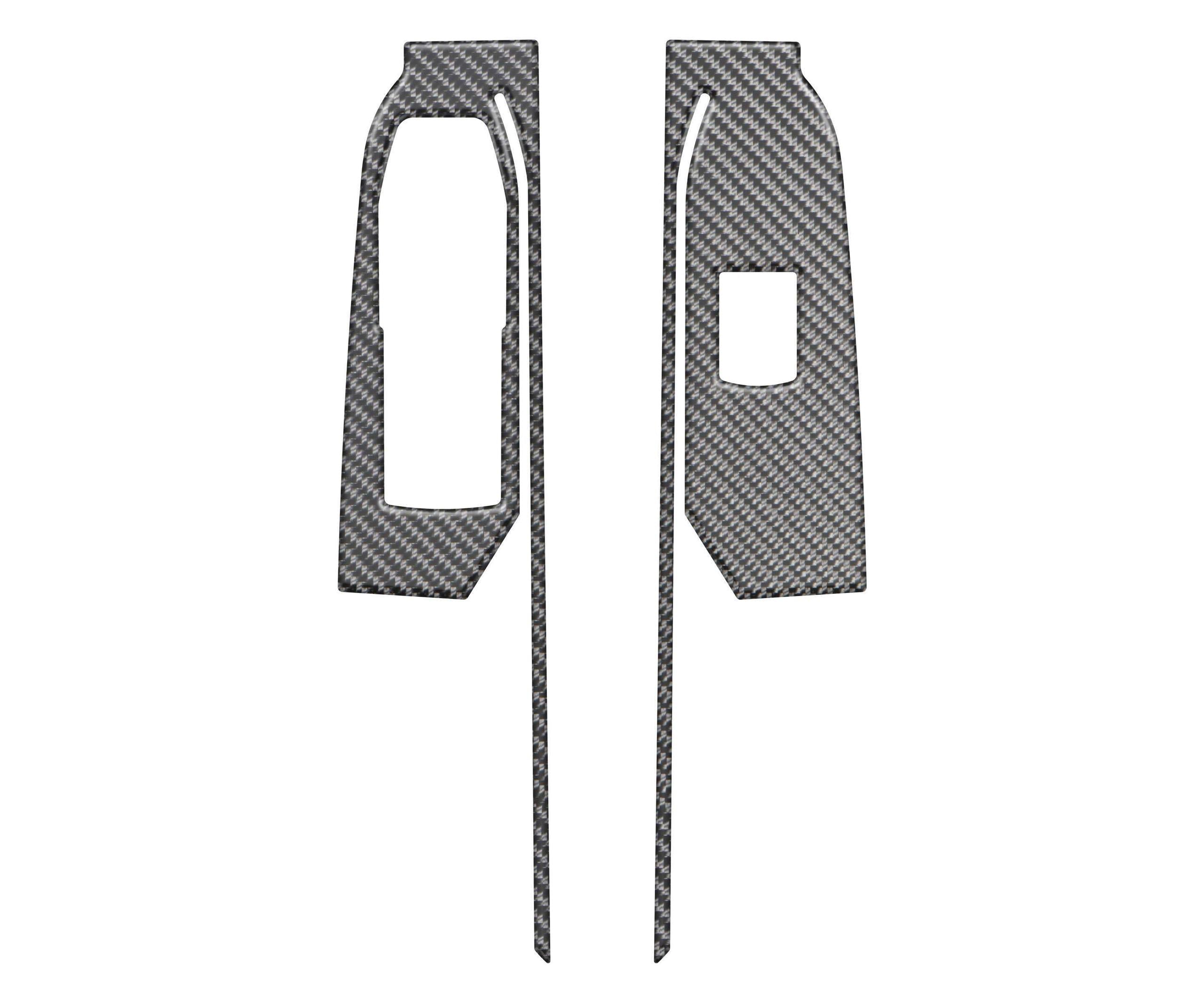 TUFSKINZ Front Door Switch Accent Trim (2019-2021 Silverado) - SVD039-DCF-M