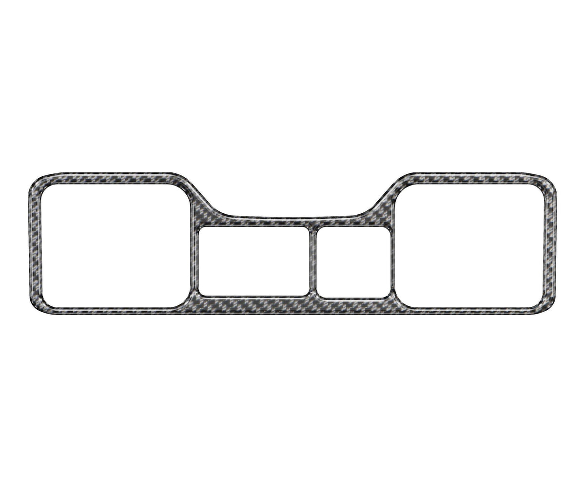 TUFSKINZ Rear USB Accent Trim (2019-2021 Silverado) - SVD044-DCF-G