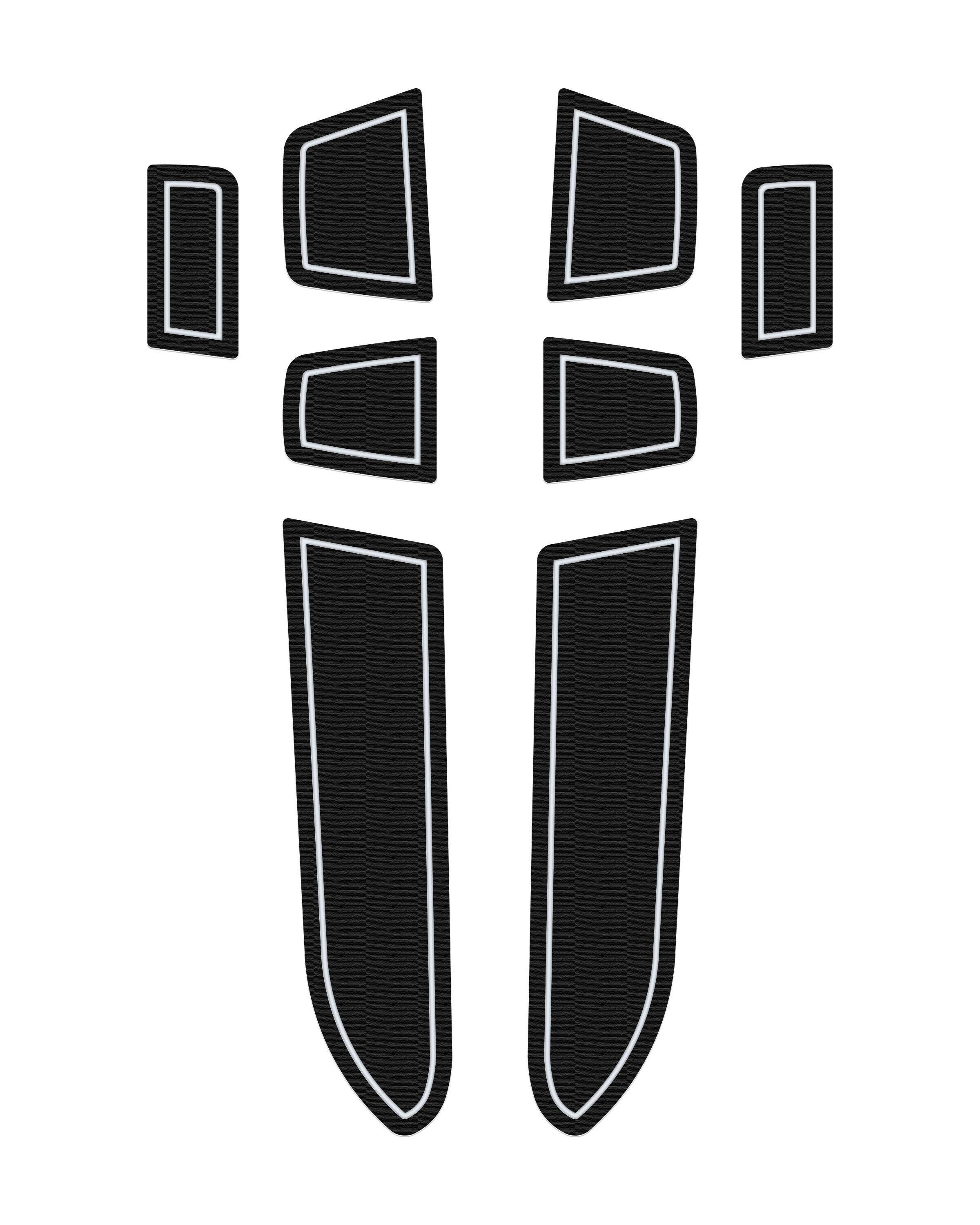 TUFSKINZ Front Door Foam Inserts (2019-2021 Silverado) - SVD058-FWE-X
