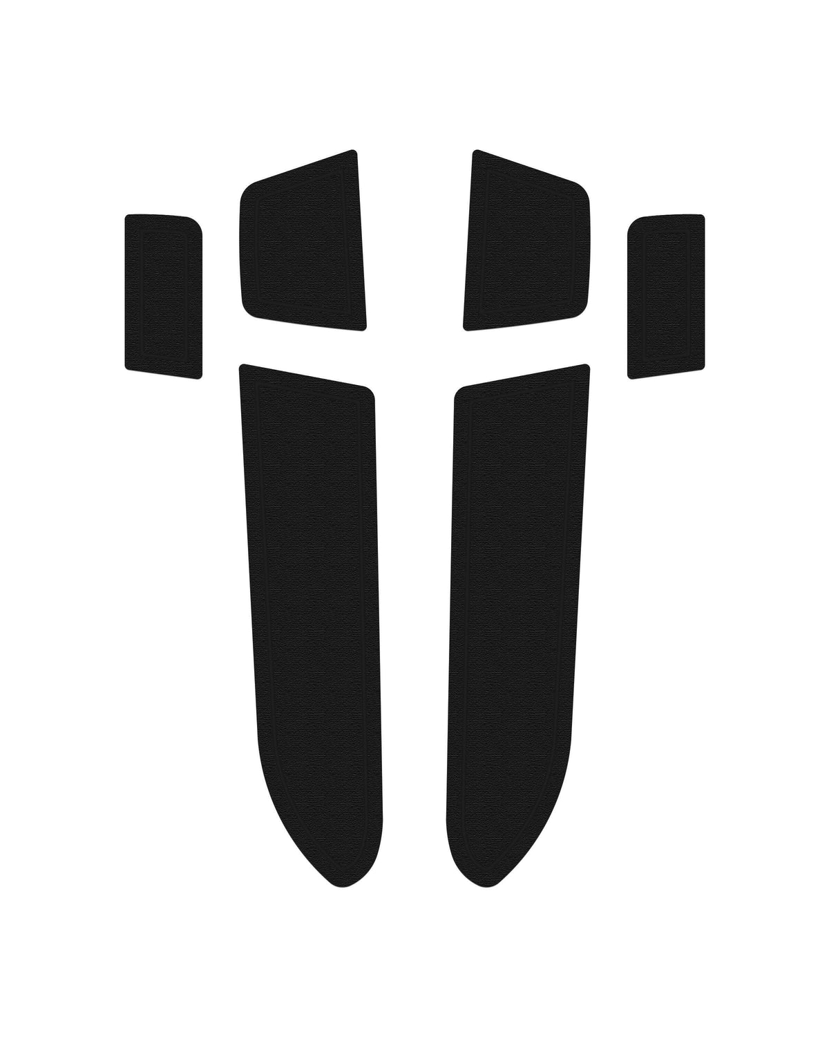 TUFSKINZ Rear Door Foam Inserts (2019-2021 Silverado) - SVD059-FBK-X