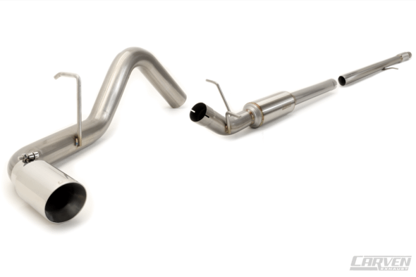 Carven Exhaust 2010-2018 Silverado/Sierra 1500 Trucks Progressive Series Includes 4.0” Exhaust Tip “Polished Stainless” - CS1011