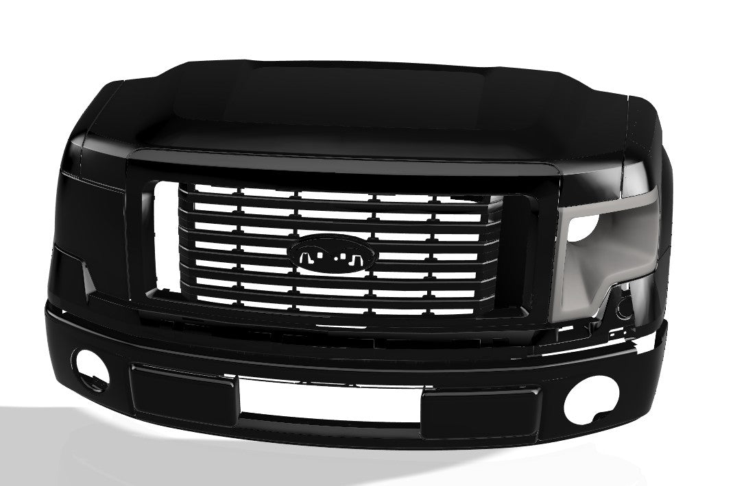 Lenz Composites ABS Headlight Intake Duct - F-150 detail