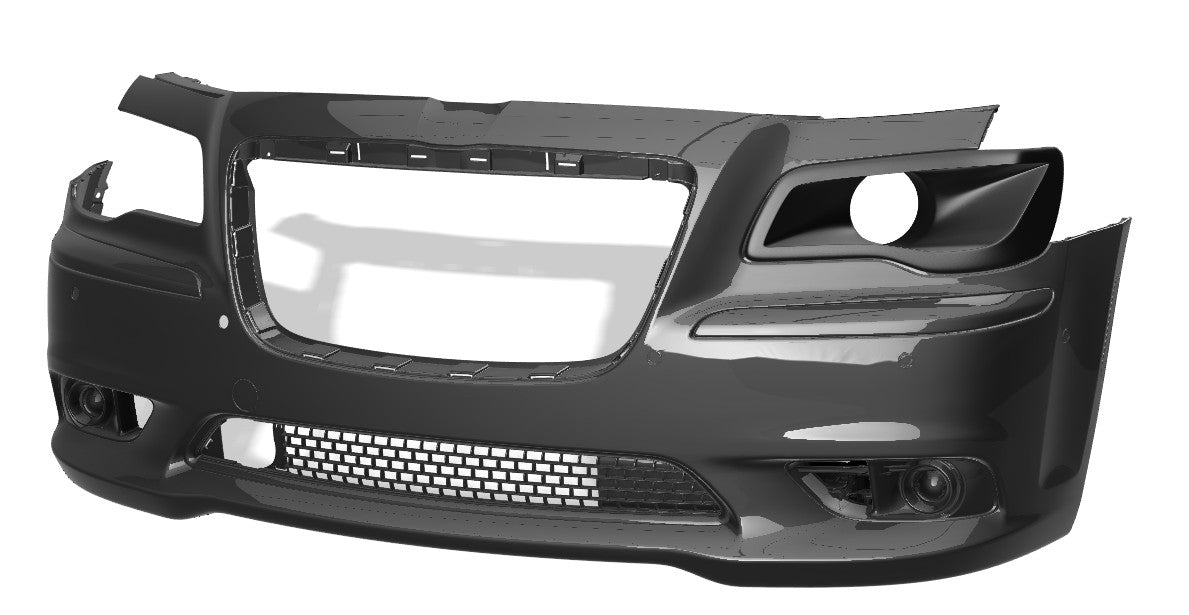 Lenz Composites ABS Headlight Intake Duct - Chrysler 300 detail