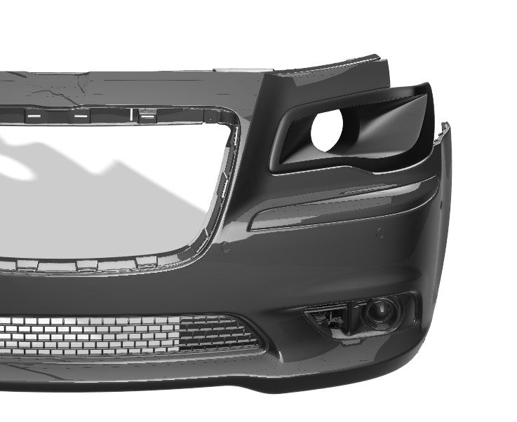Lenz Composites ABS Headlight Intake Duct - Chrysler 300 detail