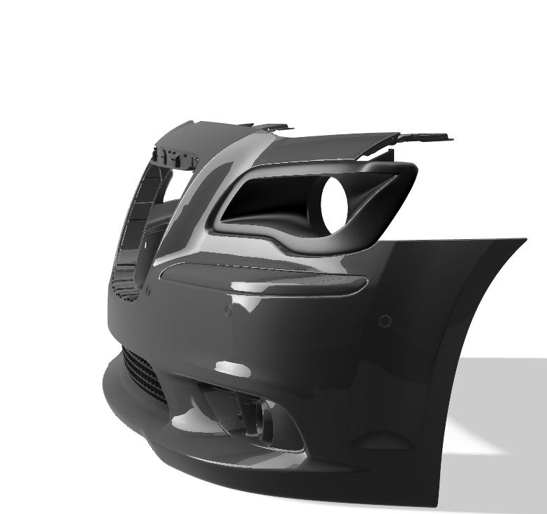 Lenz Composites ABS Headlight Intake Duct - Chrysler 300 detail