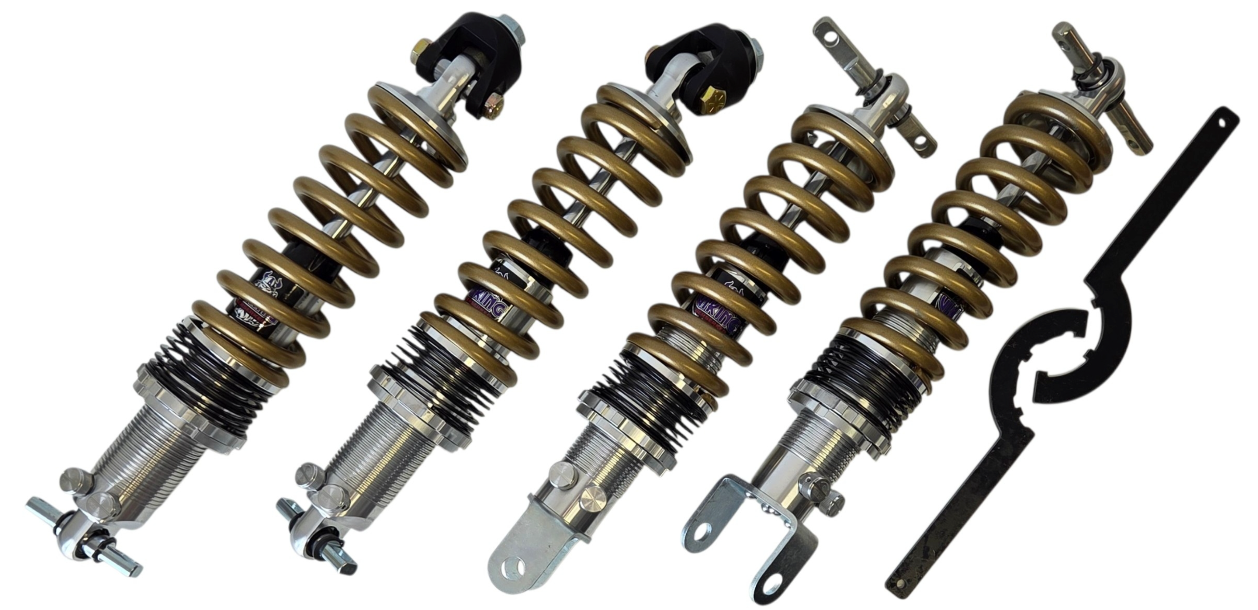 Kelltrac Coilover Spring Conversion Kit, 2.25, Quad Spring, High Rate (1997-2013 Corvette) - KTI-C5SCK-225