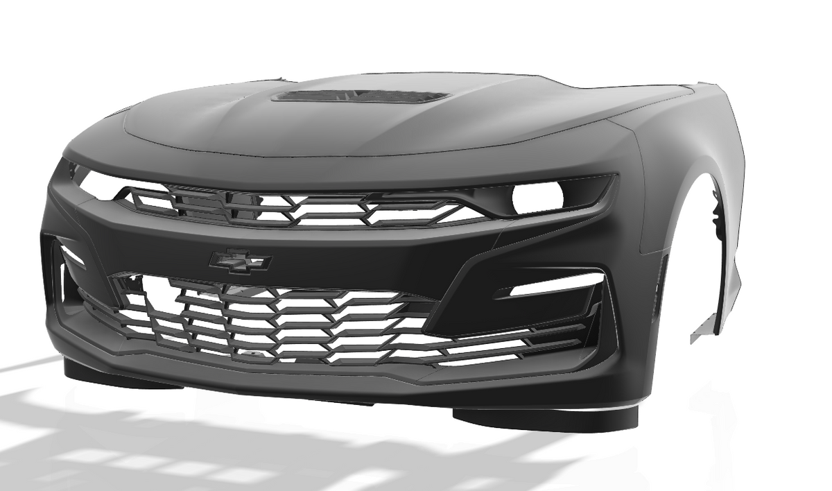 Lenz Composites ABS Headlight Intake Duct (2019-2024 Camaro SS / RS)