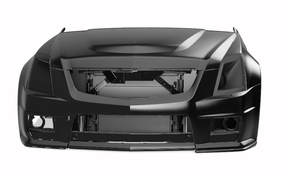 Lenz Composites ABS Headlight Intake Duct 2009-2015 Cadillac CTS-V