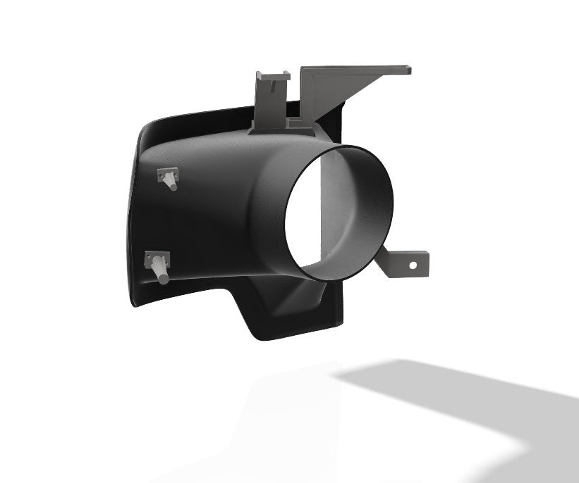 Lenz Composites ABS Headlight Intake Duct - F-150 detail