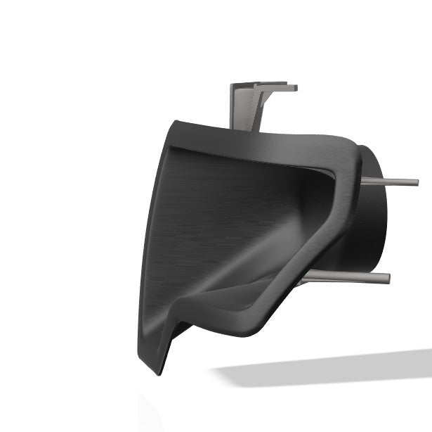 Lenz Composites ABS Headlight Intake Duct - F-150 detail