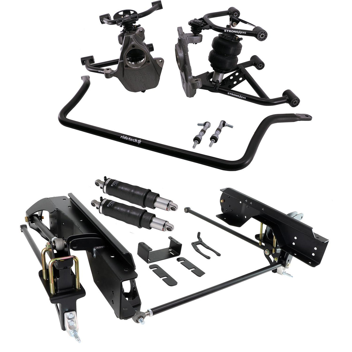 Ridetech TQ Air Suspension System For 1999-2006 Silverado/Sierra (2007 Classic). - 11380397