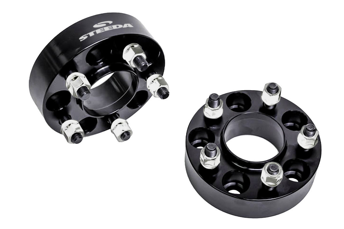 Steeda Mustang 1in Hubcentric Billet Aluminum Wheel Spacer - Pair (1994-2014)