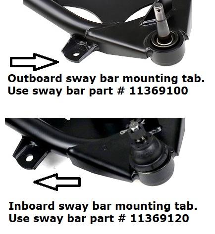 Ridetech Front Sway Bar For 1973-1987 C10. For Use With Stock Arms Or Ridetech Arms. - 11369120