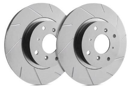 SP Performance Rotor T54-055-P Slotted Brake Rotors with Zinc Coating  ( Ford Mustang Svo Models - With Rear Rotors)