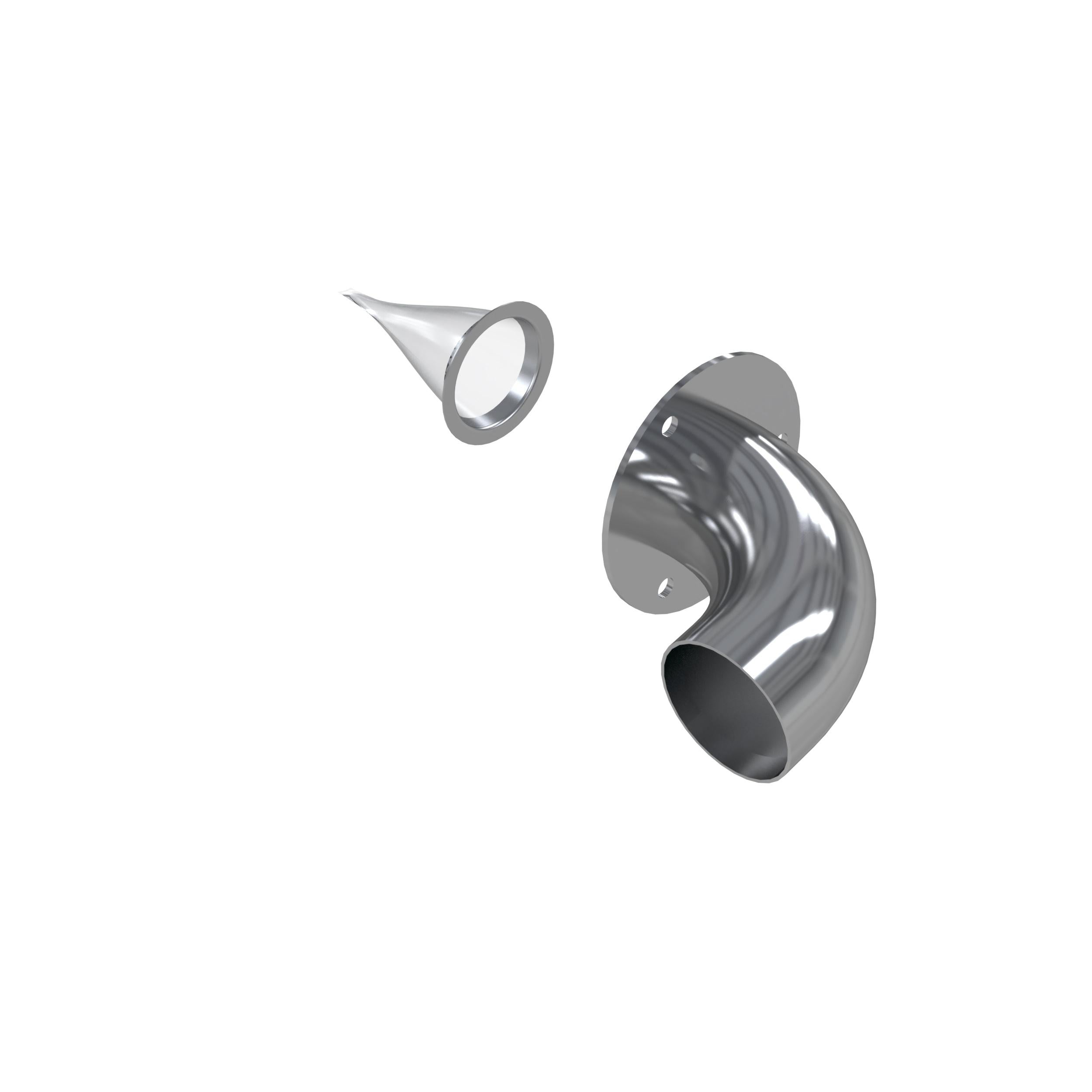 MBRP 2 Inch Tip Assembly; 304 Tip - T14605
