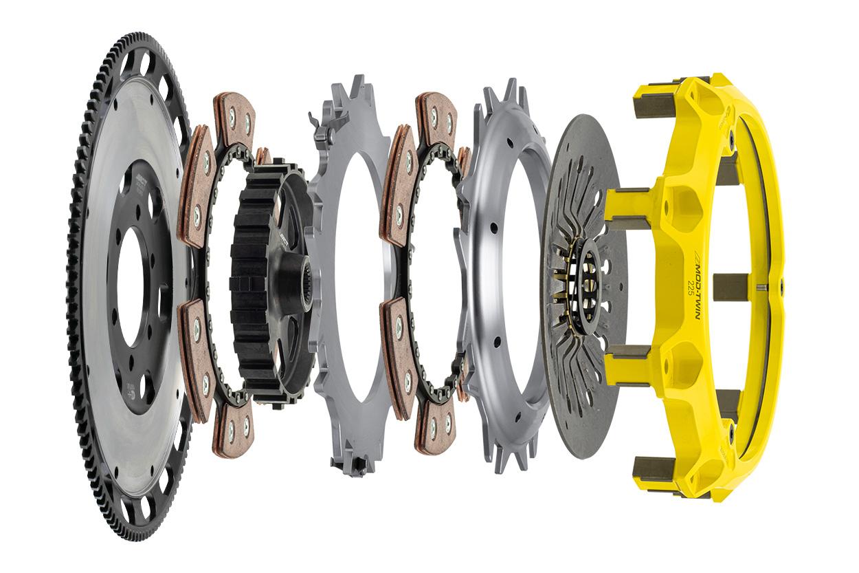 ACT Clutches Mod-Twin 225 Heavy Duty Rigid Race Clutch Kit (1993-1995 RX-7 Base, RX-7 R1, RX-7 Touring, RX-7 R2) - T1R-MZ01