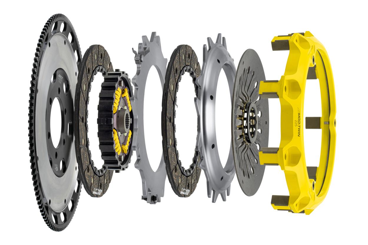 ACT Clutches Mod-Twin 225 Heavy Duty Sprung Street Clutch Kit (1993-1995 RX-7 Base, RX-7 R1, RX-7 Touring, RX-7 R2) - T1SS-MZ01