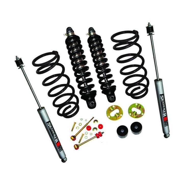 Skyjacker Suspension Lift Kit w/Shock 3 Inch Lift 03-19 Toyota 4Runner Incl. Front Coil-Over Shocks Front Coil Springs Coil-Over Shock Brackets Rear Coil Spring Rear Sway Bar Link Rear M95 Monotube Shock - T4330BM