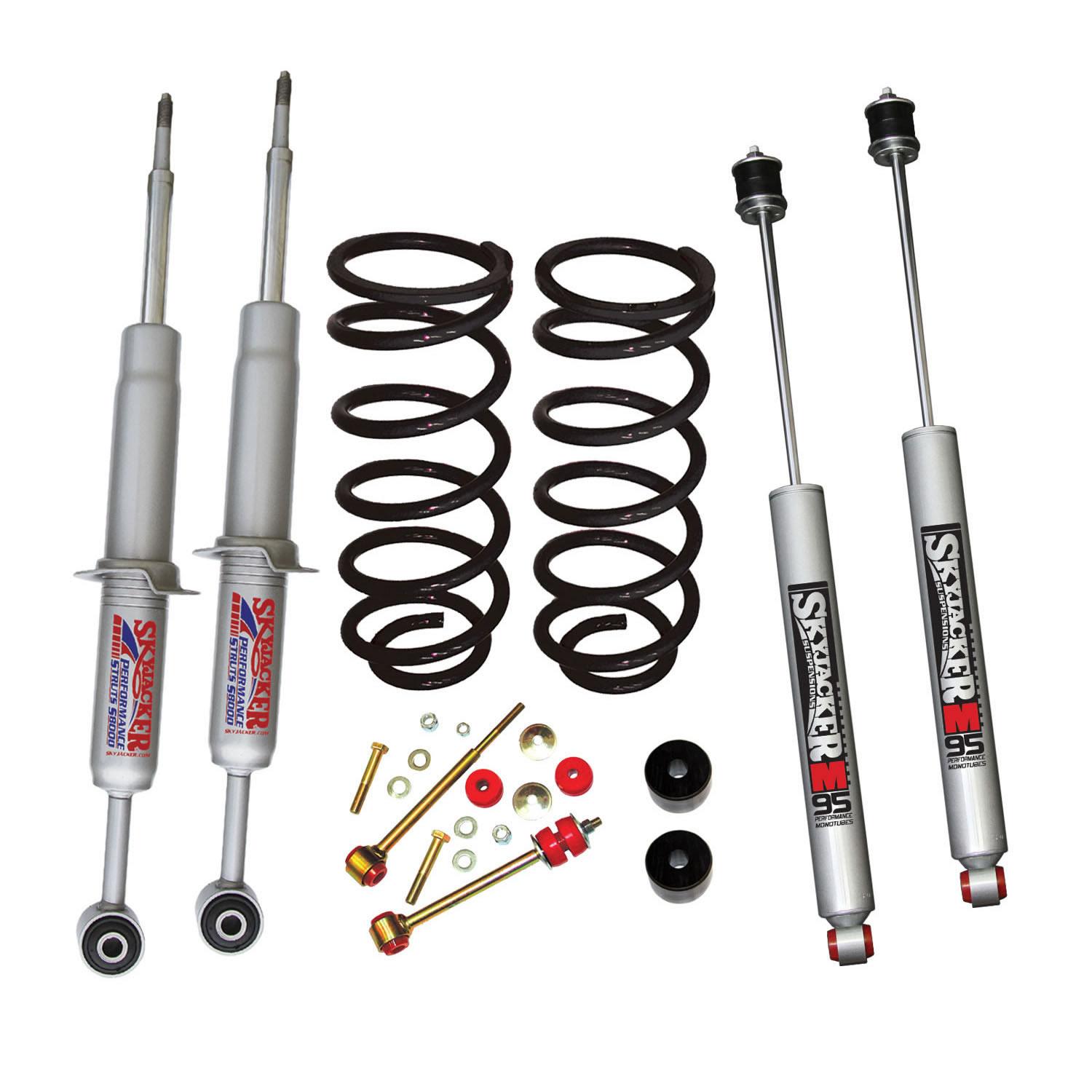 Skyjacker Suspension Lift Kit w/Shock 3 Inch Lift 03-19 Toyota 4Runner Incl. Front Struts Front Diff. Drop Kit Rear Coil Springs Rear Sway Bar Links Rear M95 Monotube Shocks - T4330STBM
