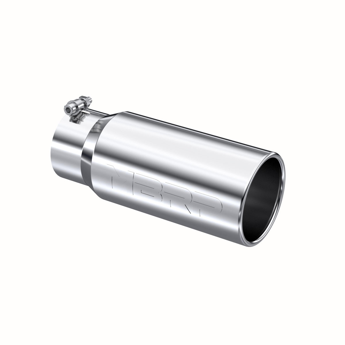 MBRP Tip. 5In. O.D. Rolled Straight 4In. Inlet 12In. Length. T304. - T5050