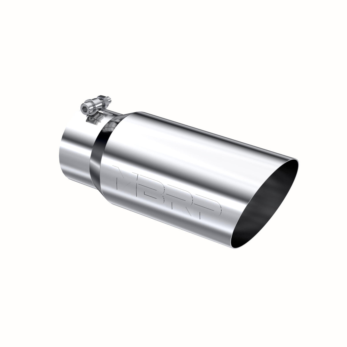 MBRP Tip. 5In. O.D. Angled Single Walled 4In. Inlet 12In. Length. T304. - T5052