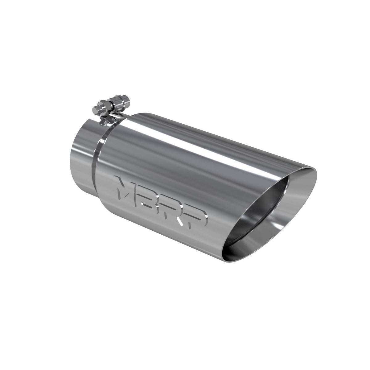 MBRP Tip. 5In. O.D. Dual Wall Angled 4In. Inlet 12In. Length. T304. - T5053