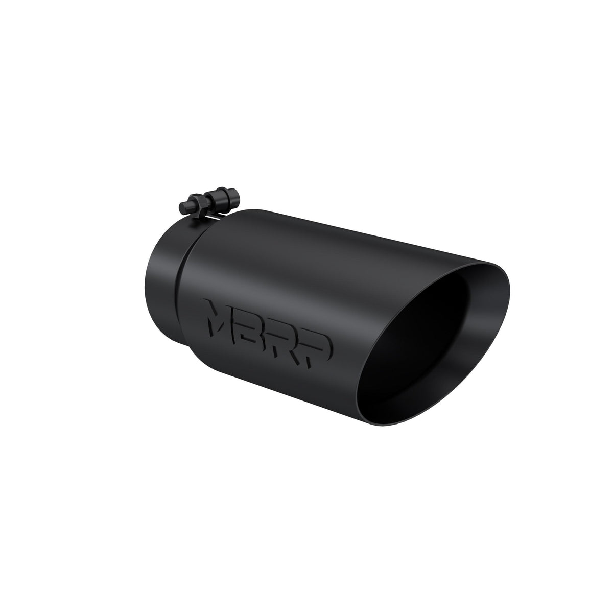 MBRP Tip. 5In. O.D.. Dual Wall Angled. 4In. Inlet 12In. Length. Blk - T5053BLK