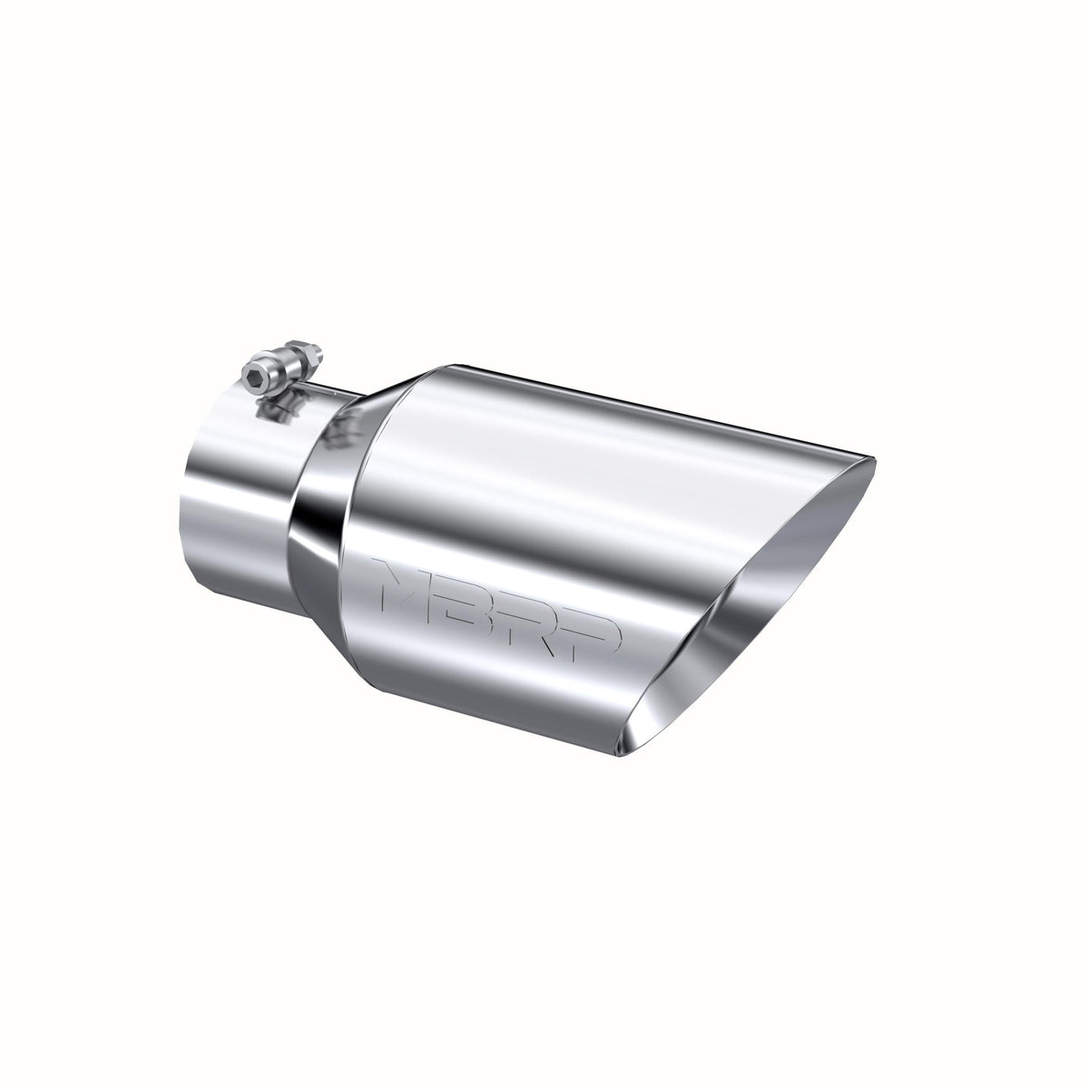 MBRP Tip. 6In. O.D. Dual Wall Angled 4In. Inlet 12In. Length. T304. - T5072