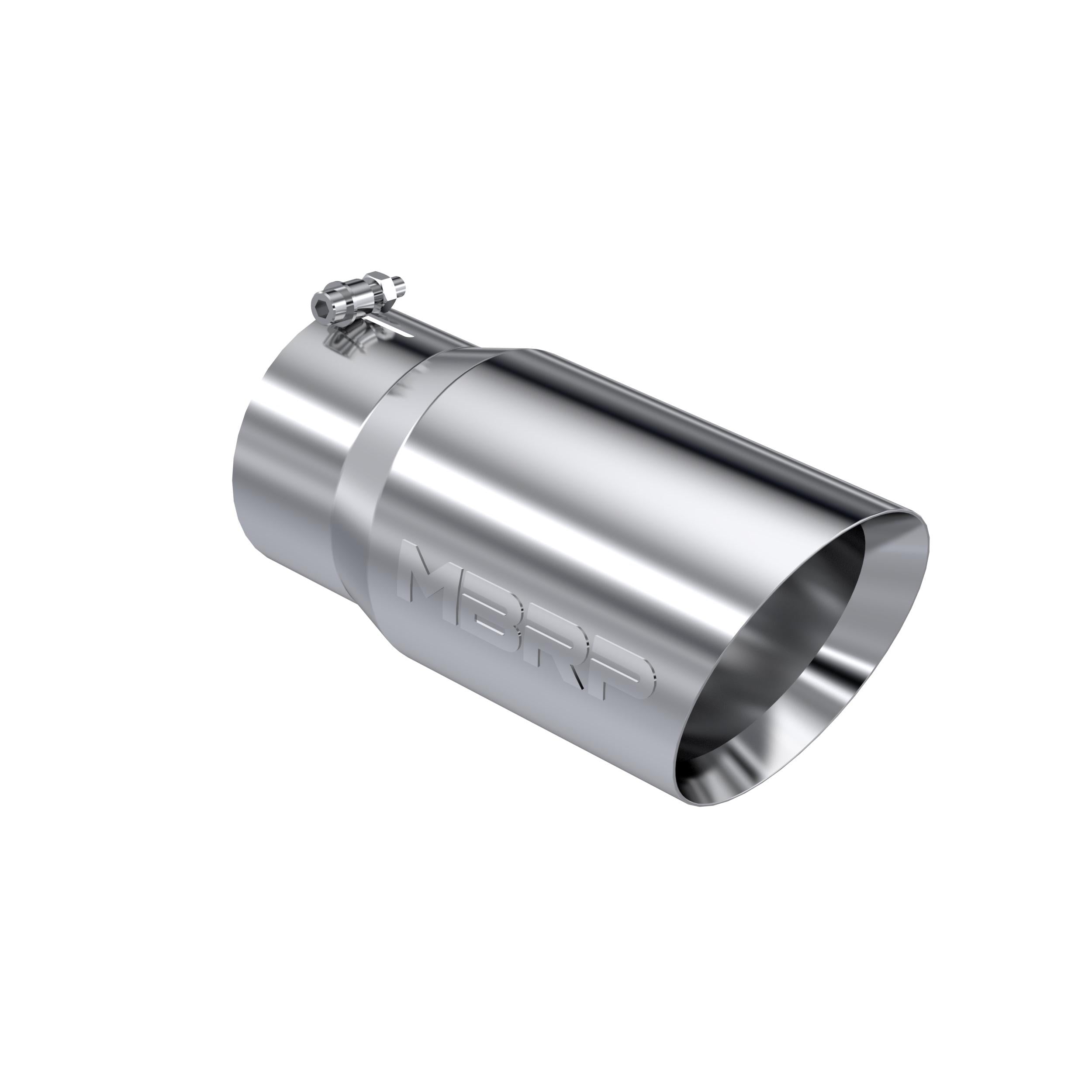 MBRP Tip. 6In. O.D. Dual Wall Angled 5In. Inlet 12In. Length. T304. - T5074