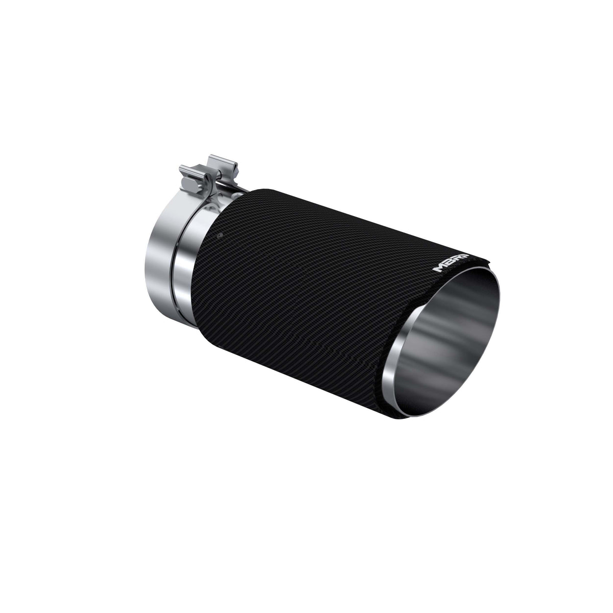 MBRP Tip 6In Od Angle Cut End 5In Inlet 12In Length T304 Cf. - T5075CF