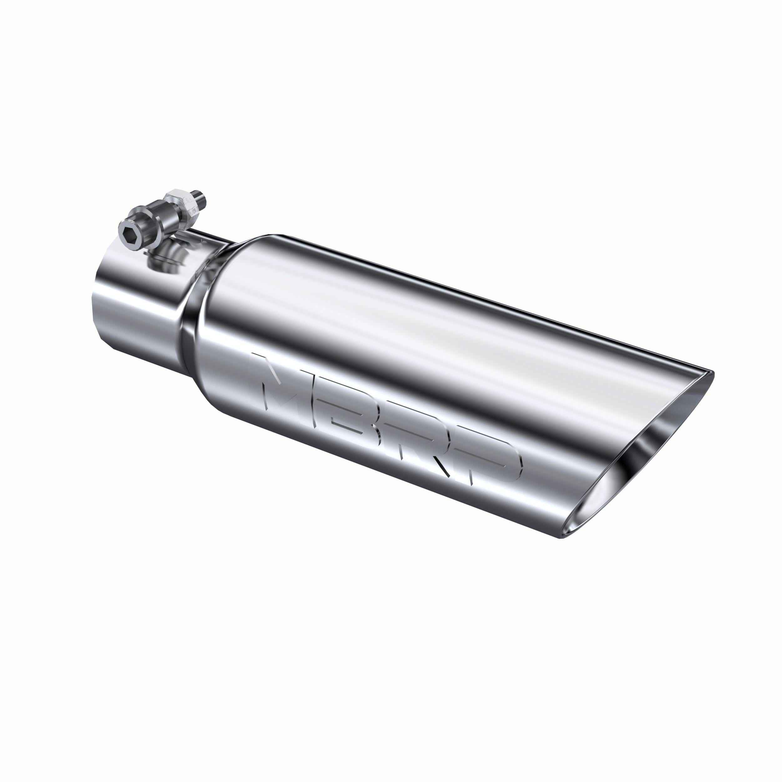 MBRP Tip. 3In. O.D. Dual Wall Angled 2In. Inlet 12In. Length. T304. - T5106