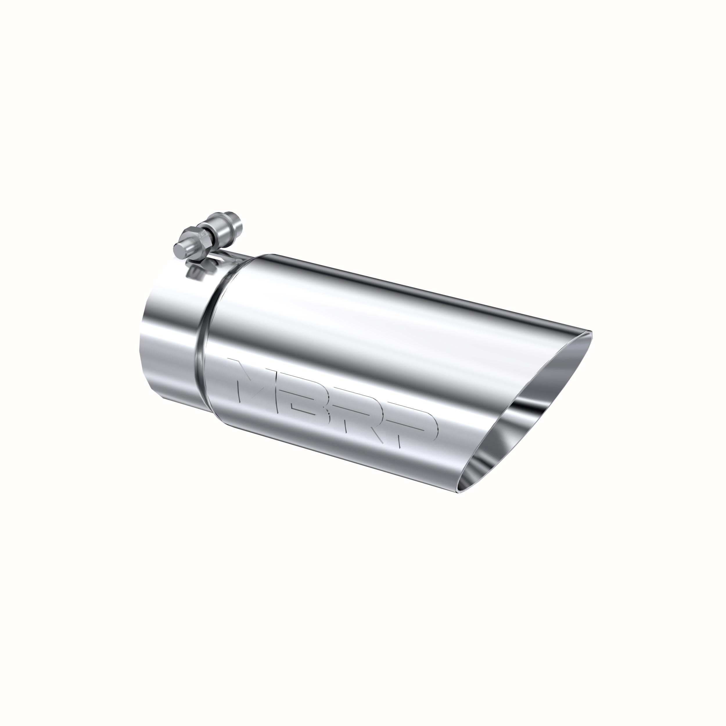 MBRP Tip. 3In. O.D. Dual Wall Angled 4In. Inlet 10In. Length. T304. - T5110