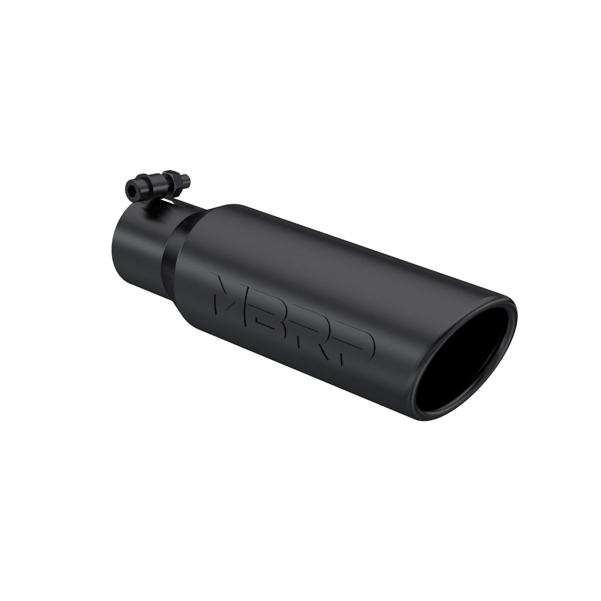 MBRP Tip. 3In. O.D. Angled Rolled End 2In. Inlet 12In. Length. Blk. - T5113BLK