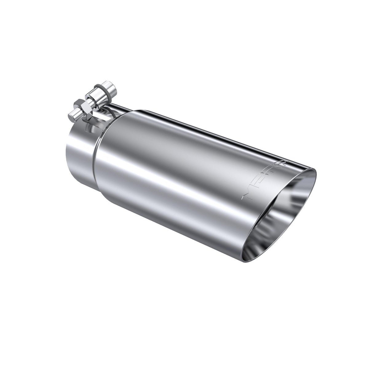 MBRP Tip. 3In. O.D. Dual Wall Angled End 3In. Inlet 12In. Length. T304 Stainless. - T5114