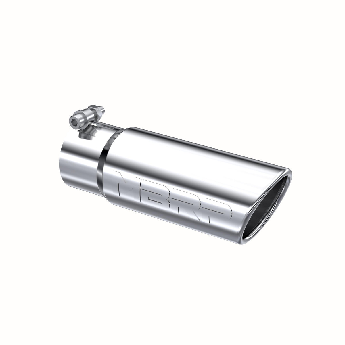 MBRP Tip. 3In. O.D. Angled Rolled End 3In. Inlet 10In. Length. T304. - T5115
