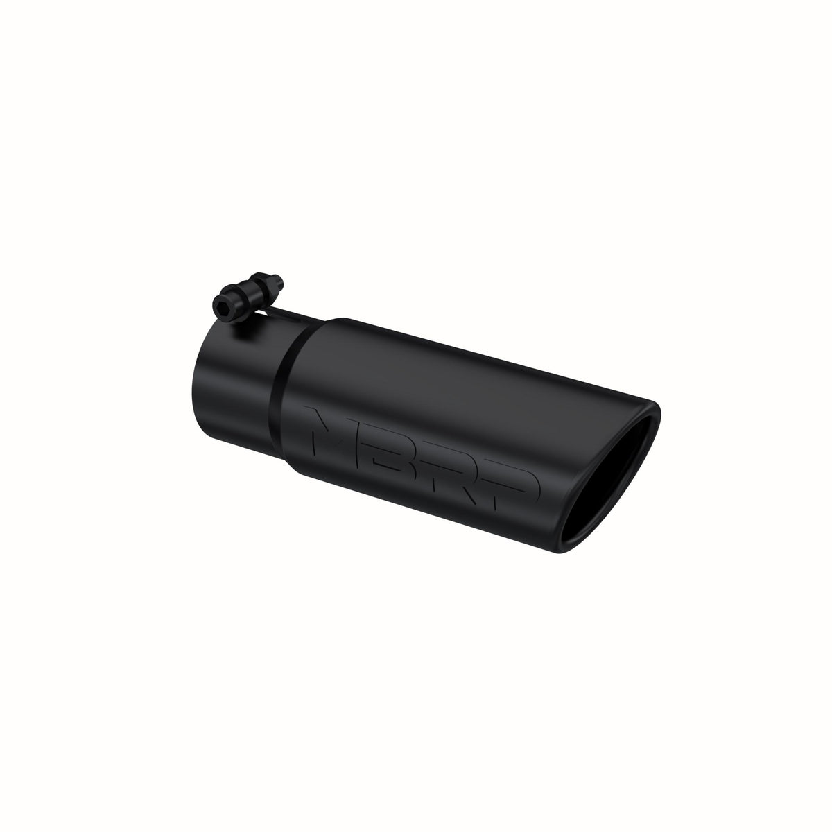 MBRP Tip. 3In. O.D. Angled Rolled End. 3In. I.D. Inlet. 10In. Length. Blk. - T5115BLK