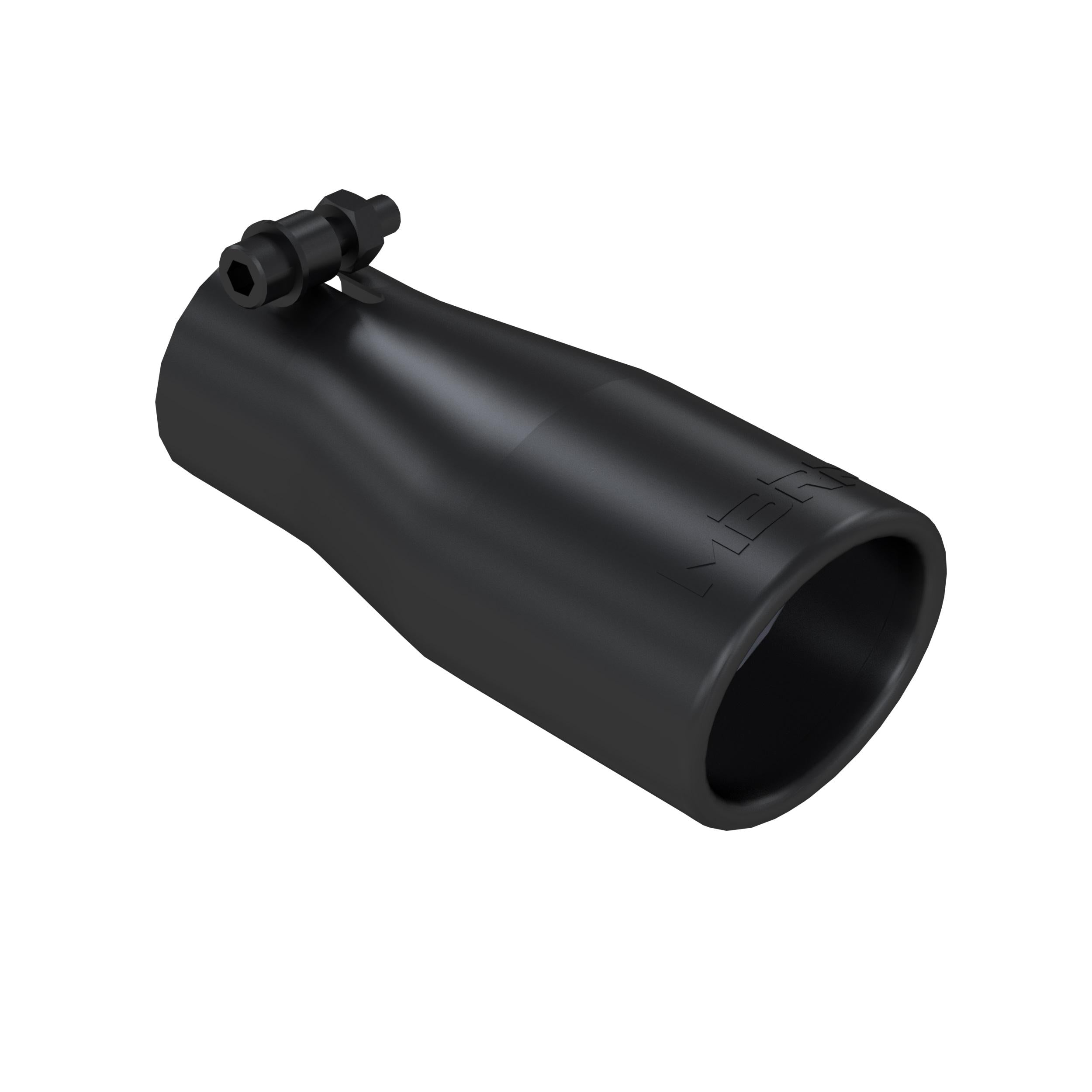 MBRP Tip. 3 In. O.D. Oval 2In. Inlet 7 1/16In. Length. Blk. - T5116BLK