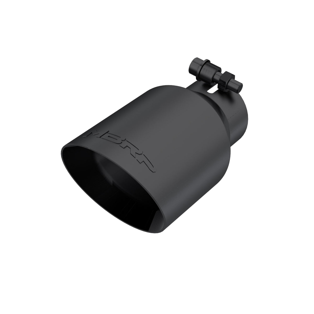 MBRP Tip. 4In. O.D.. Dual Wall Angled. 2In. Inlet. 8In. Length. Blk. - T5123BLK