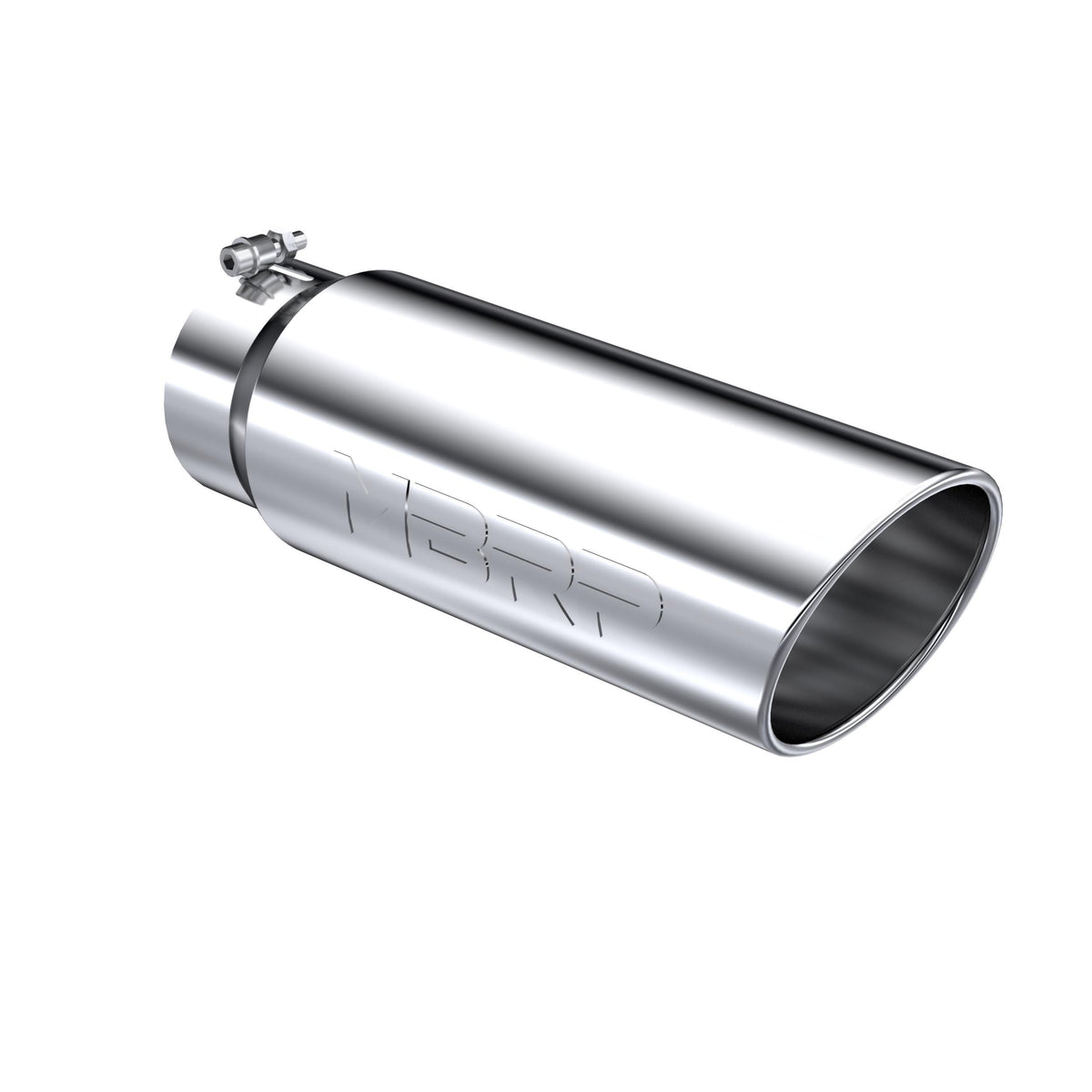 MBRP Tip. 6In. O.D.. Angled Rolled End. 5In. Inlet 18In. In Length. - T5125