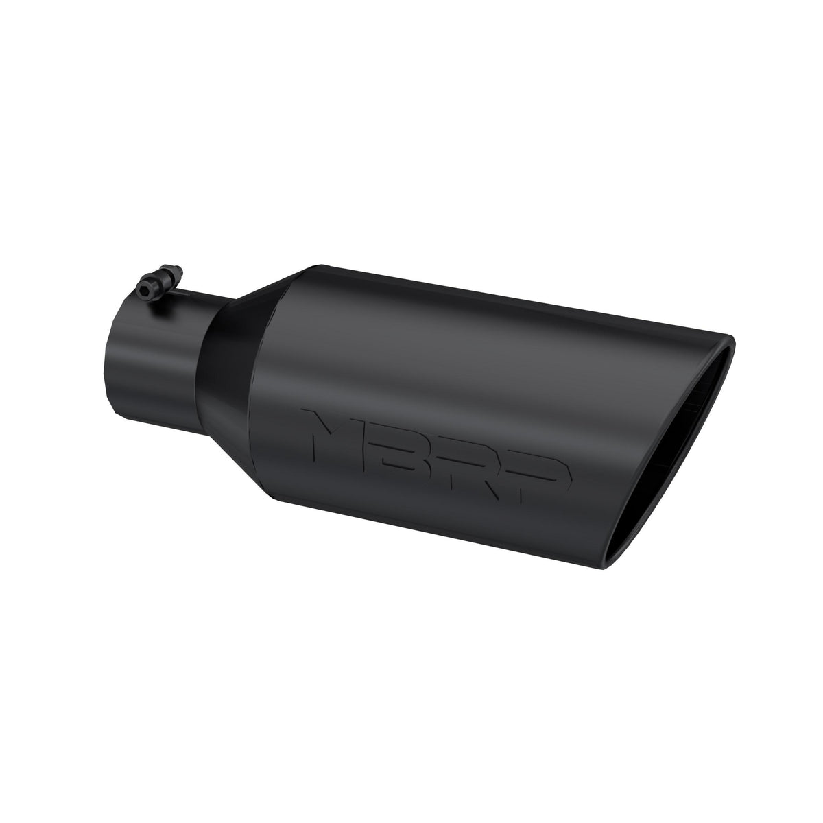 MBRP Tip. 7In. O.D.. Rolled End. 4In. Inlet 18In. In Length. Blk - T5126BLK