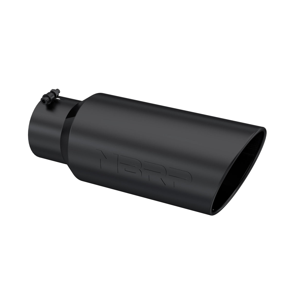 MBRP Tip. 7In. O.D.. Rolled End. 5In. Inlet 18In. In Length. Blk. - T5127BLK