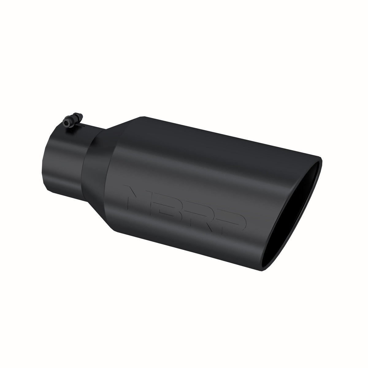 MBRP Tip. 8In. O.D.. Rolled End. 5In. Inlet 18In. In Length. Blk. - T5129BLK