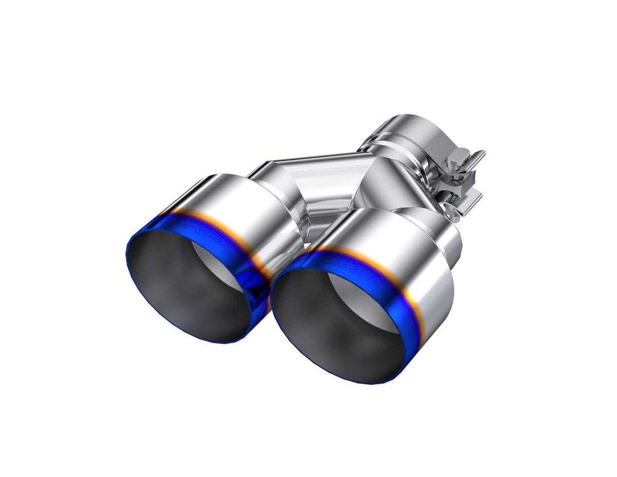 MBRP 2.5" Inlet Exhaust Tip. T304 Stainless Steel, Burnt End. - T5177BE