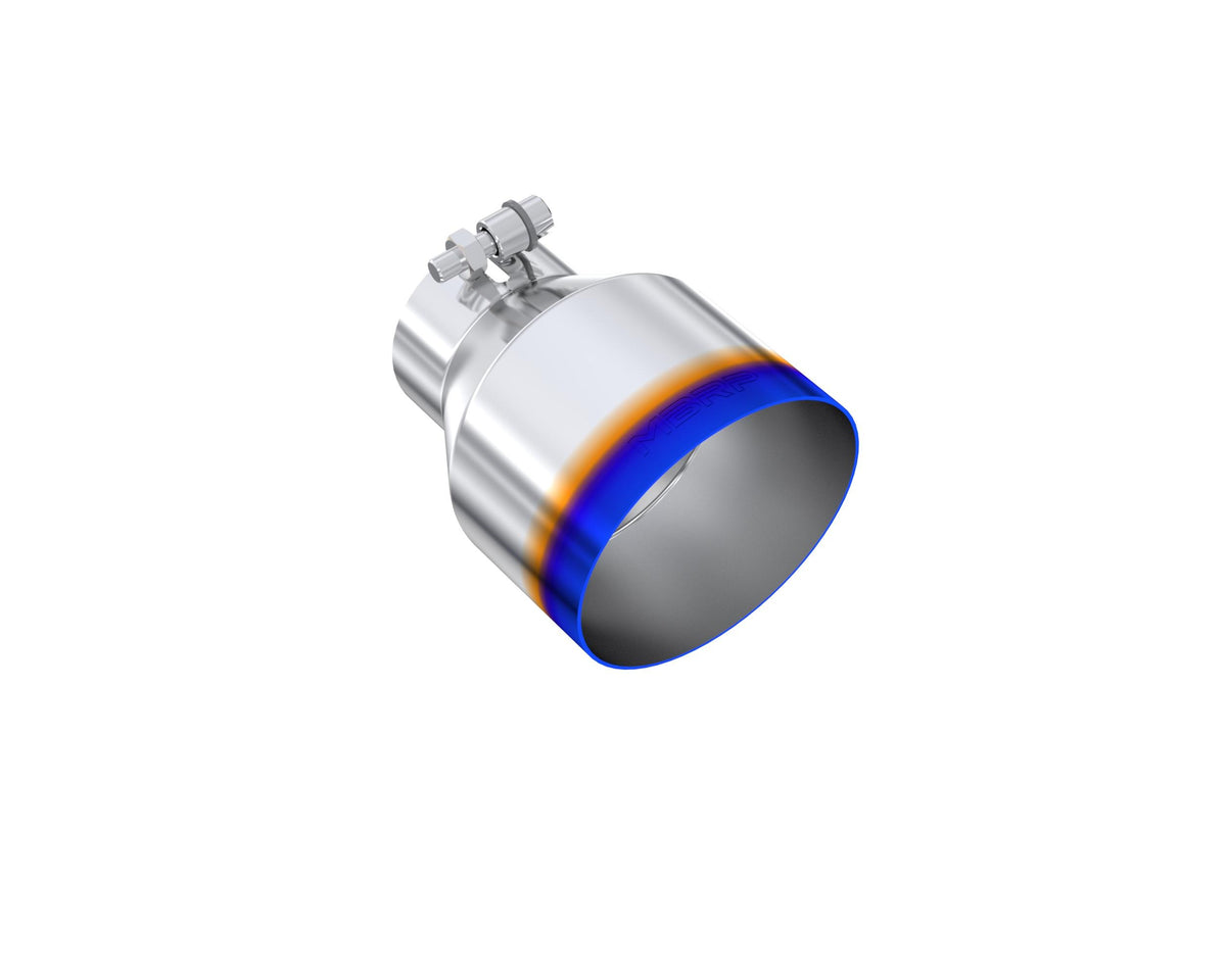 MBRP 3in. Inlet Exhaust Tip. T304 Stainless Steel, Burnt End - T5184BE
