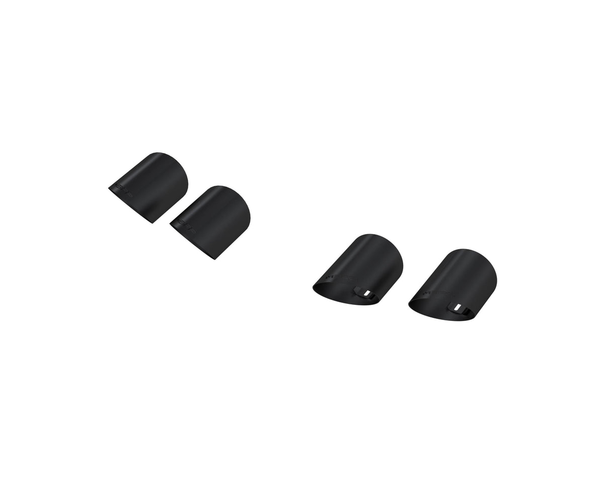 MBRP 2015-2026 Ford Mustang Exhaust Tip Cover with 4" Inlet/Outlet (Black Finish)
