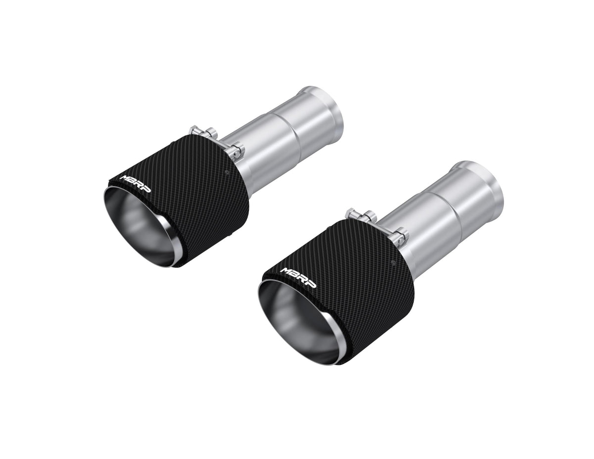 MBRP Mbrp Tip Set 5In Od Dual Wall Angle Cut Cf. (2025 Ram 1500) - T5204CF