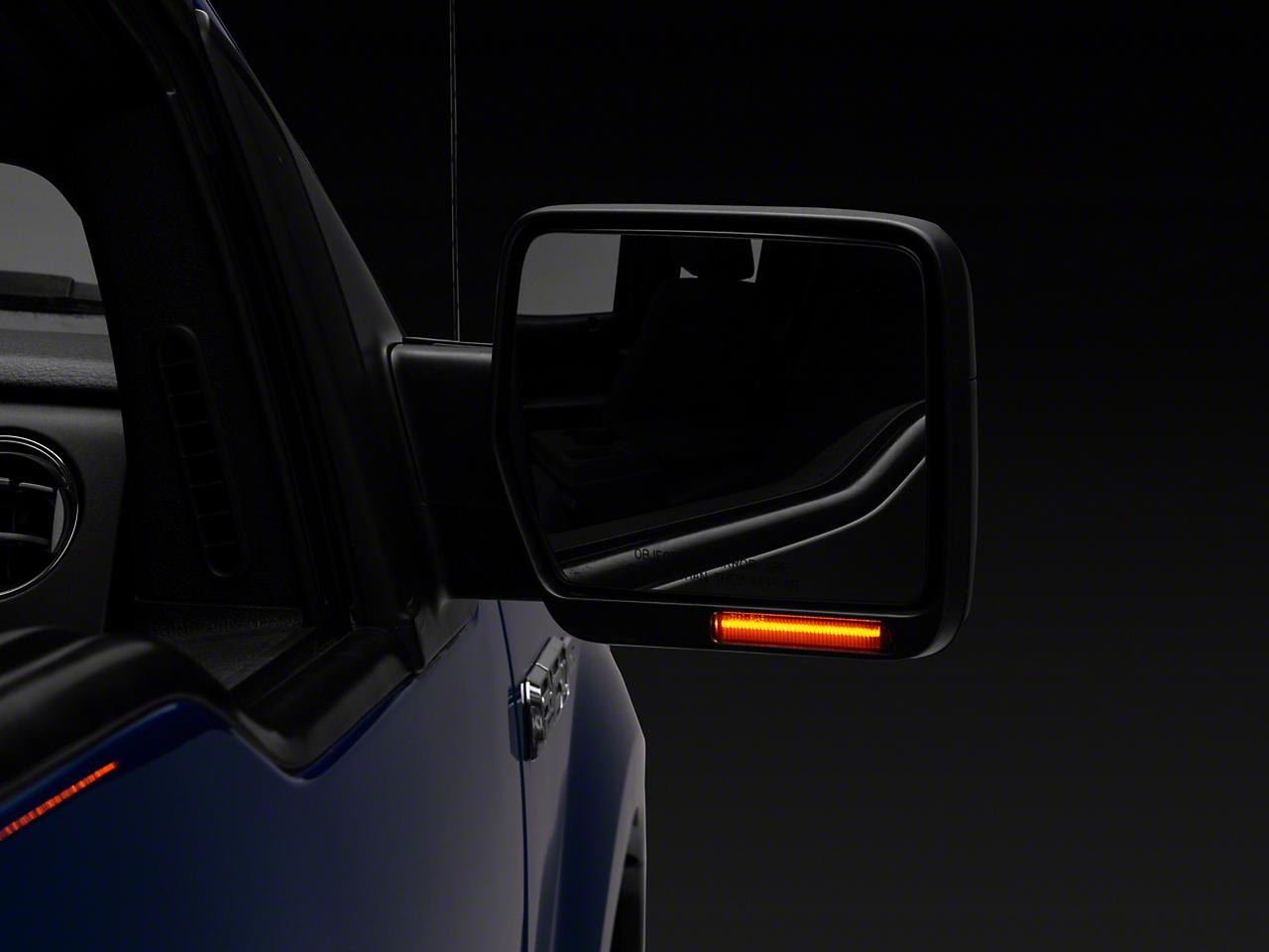 Raxiom Axial Series Side Mirror Led Turn Signal Lights; Smoked (2004-2014 F-150) - T542597