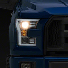 Raxiom Projector Headlights With Led Accent; Chrome Housing; Clear Lens (2015-2017 F-150 XL, F-150 Lariat, F-150 XLT) - T542715